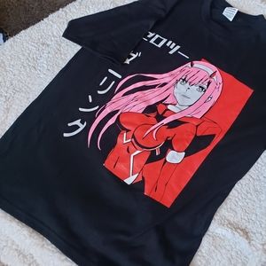 Zero Two Darling in the franxx med men's anime t